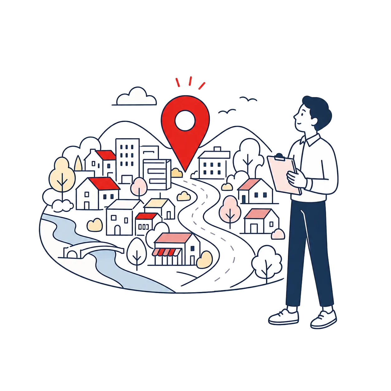 会社案内イラスト