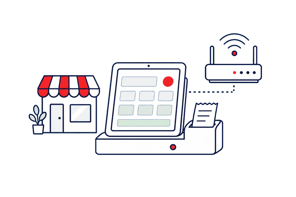 iPadレジ（POSレジ）やお店のWi-Fiを導入したい