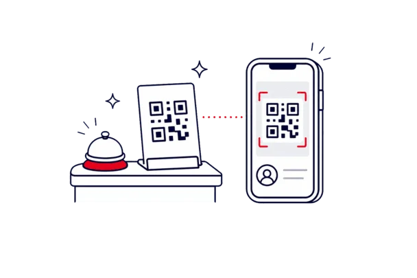 QRコードで受付やチェックインをしたい